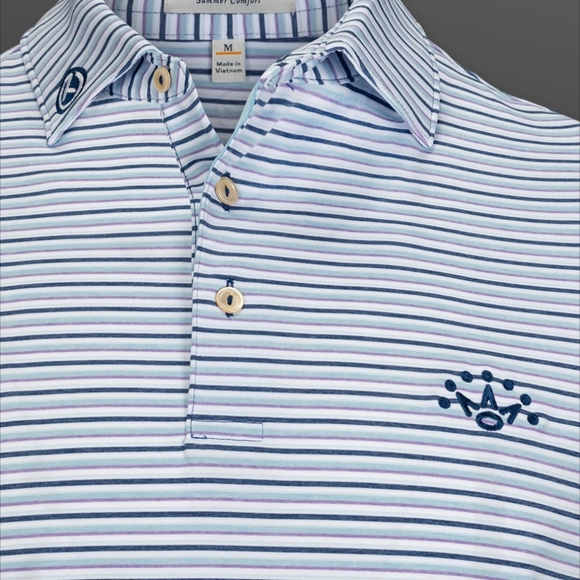 Peter Millar x Scotty Cameron 7 Point Crown Polo - Picture 2 of 14